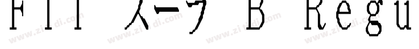 FTT スーラ B Regular字体转换
